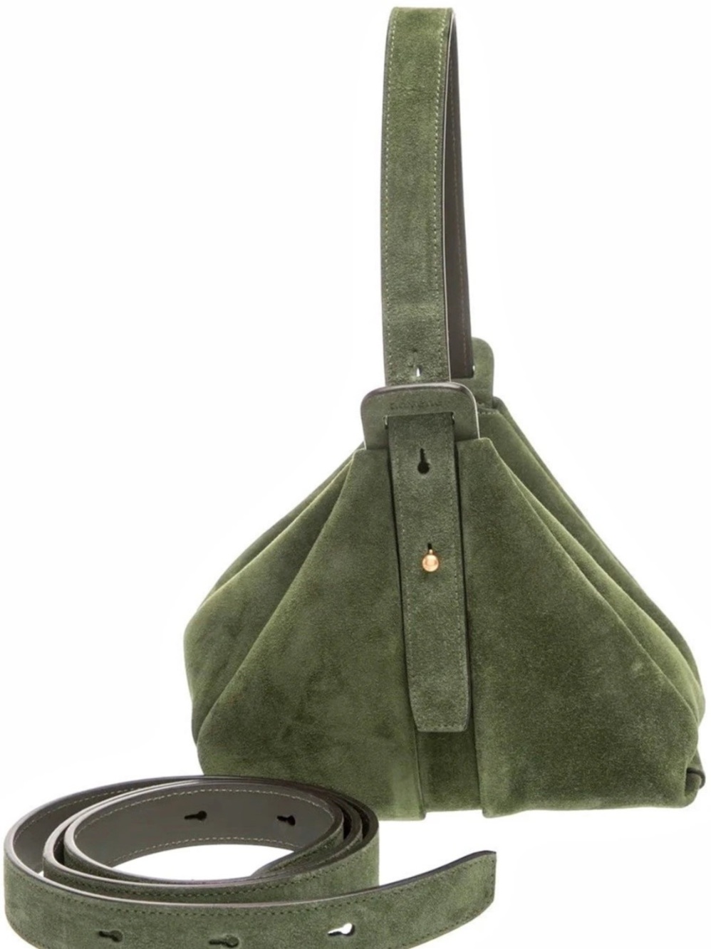 Advene Suede Shoulder Bag